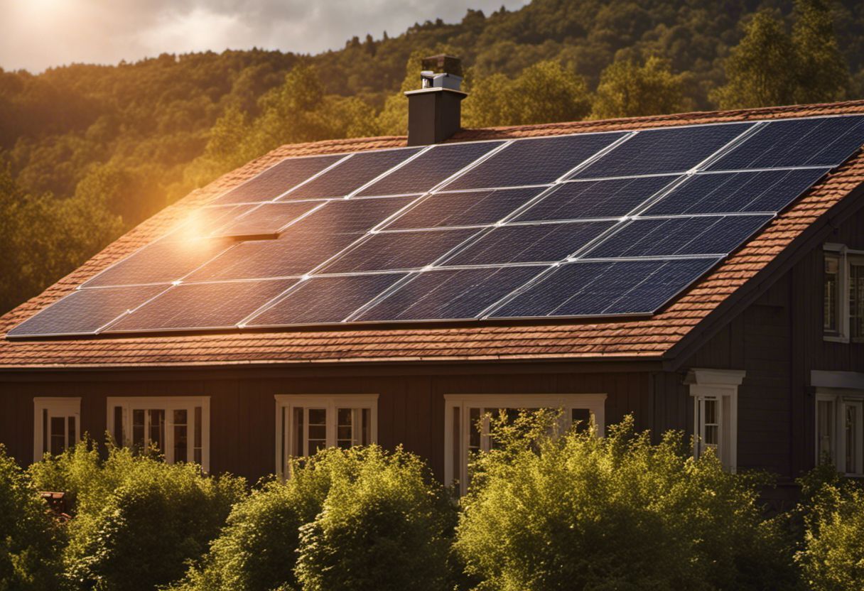 Panneaux solaires pour une maison écologique