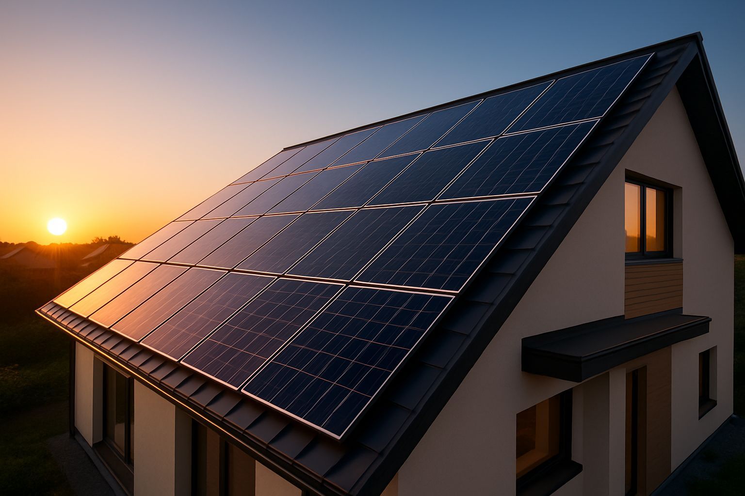 Revendre son électricité : les panneaux solaires clés