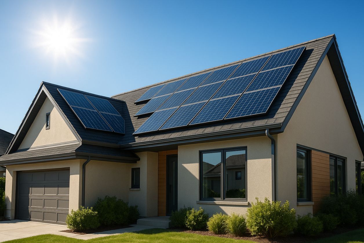 Maximisez votre énergie avec des panneaux solaires sur toit!